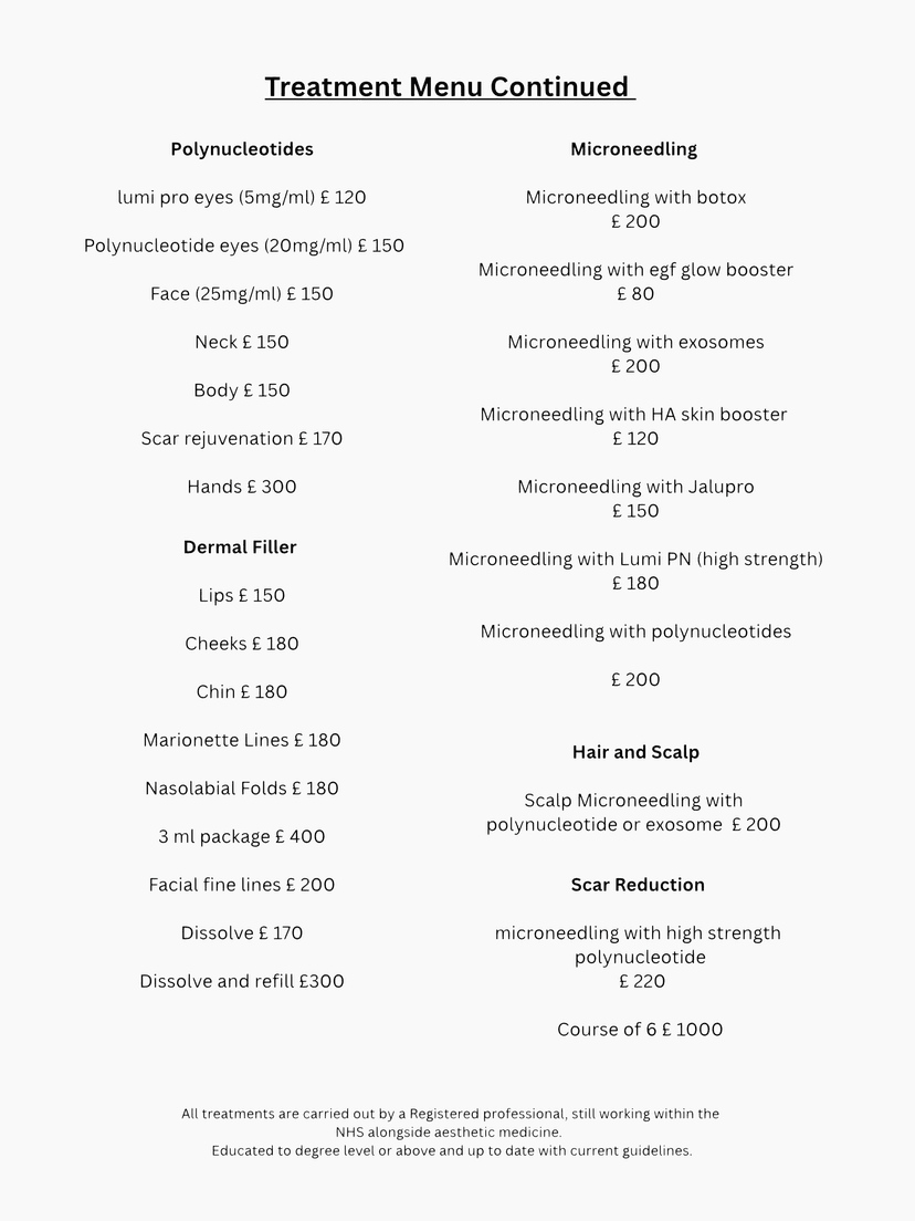 Price List (page 2)